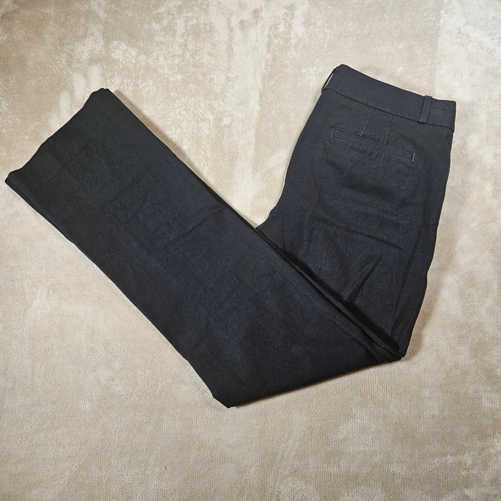 Banana Republic Sloan Trouser Black Bootcut Pants Women 6 S/555781-00